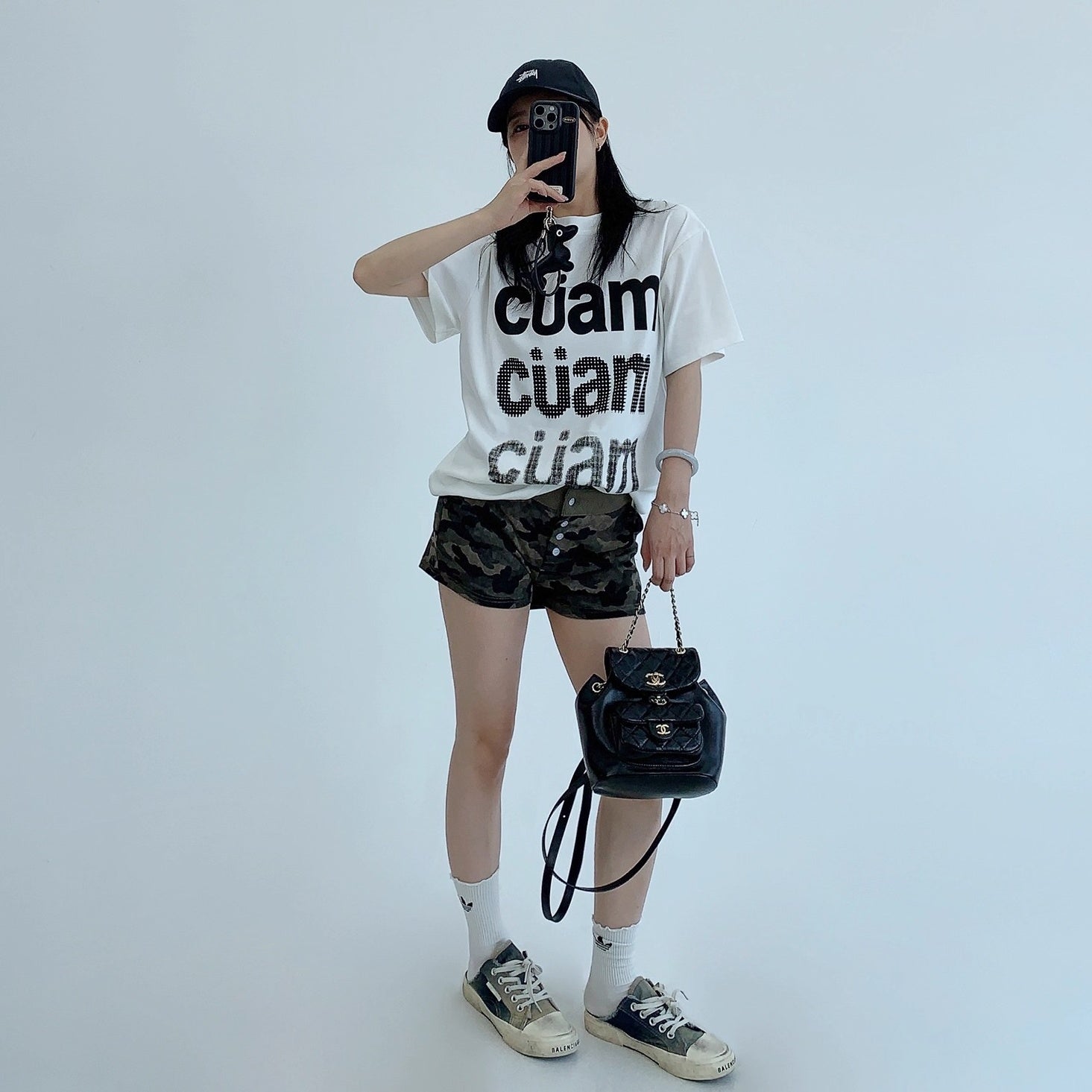 Casual Letter Print T-shirt OS2015
