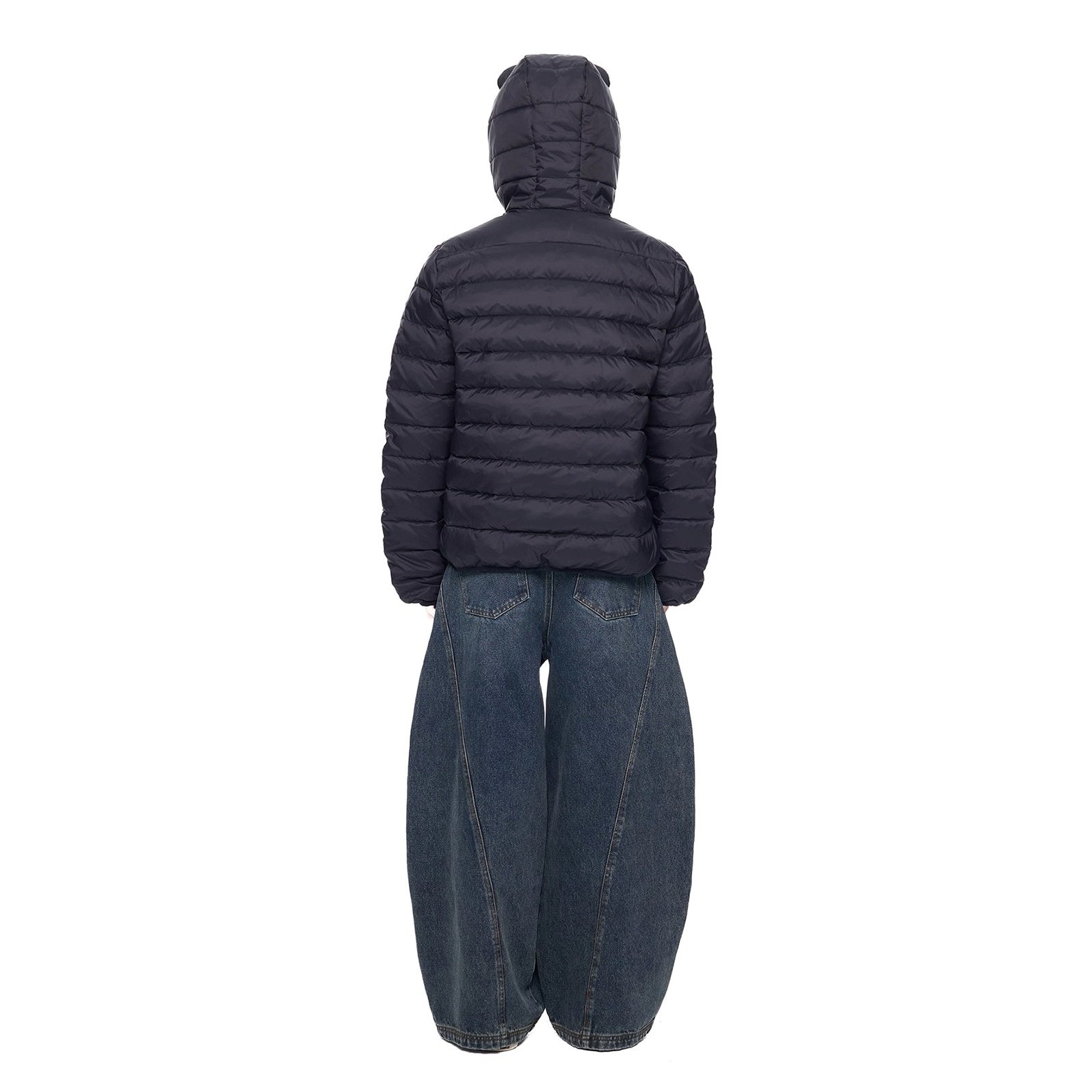 Bear Ears Hooded Down Jacket EZ291