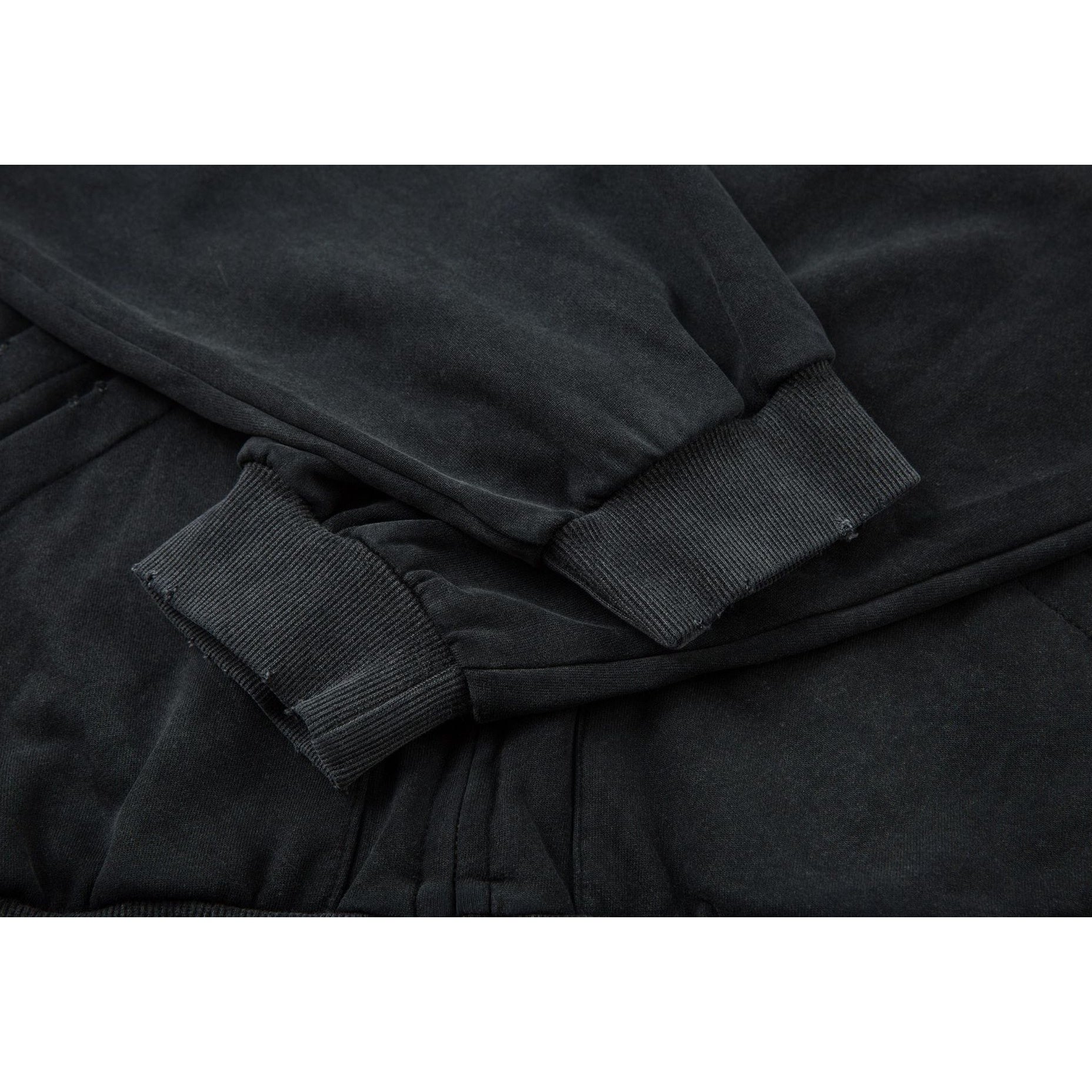 Washed Stained Dyed Sweat Hooded Parka MW10325