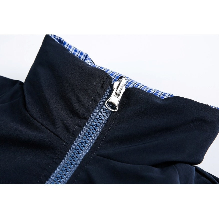 Reversible Plaid Padded Jacket MY30