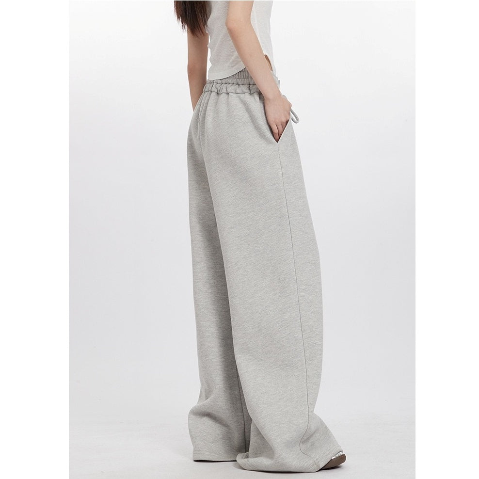 Wide-leg Straight Sweat Pants NR7009