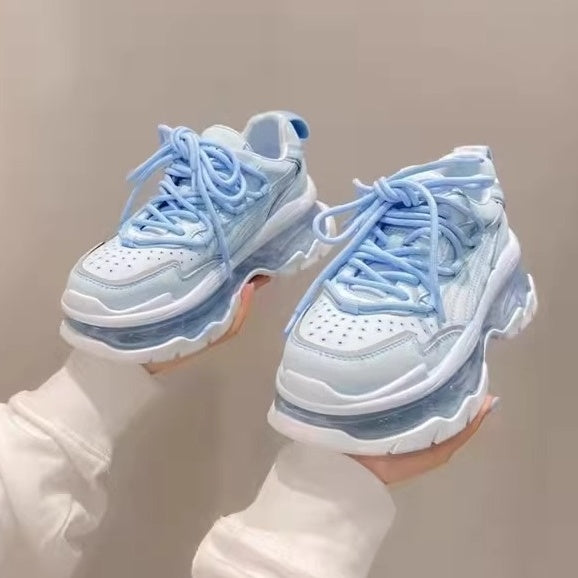 Clear Platform Dad Sneakers SH8001