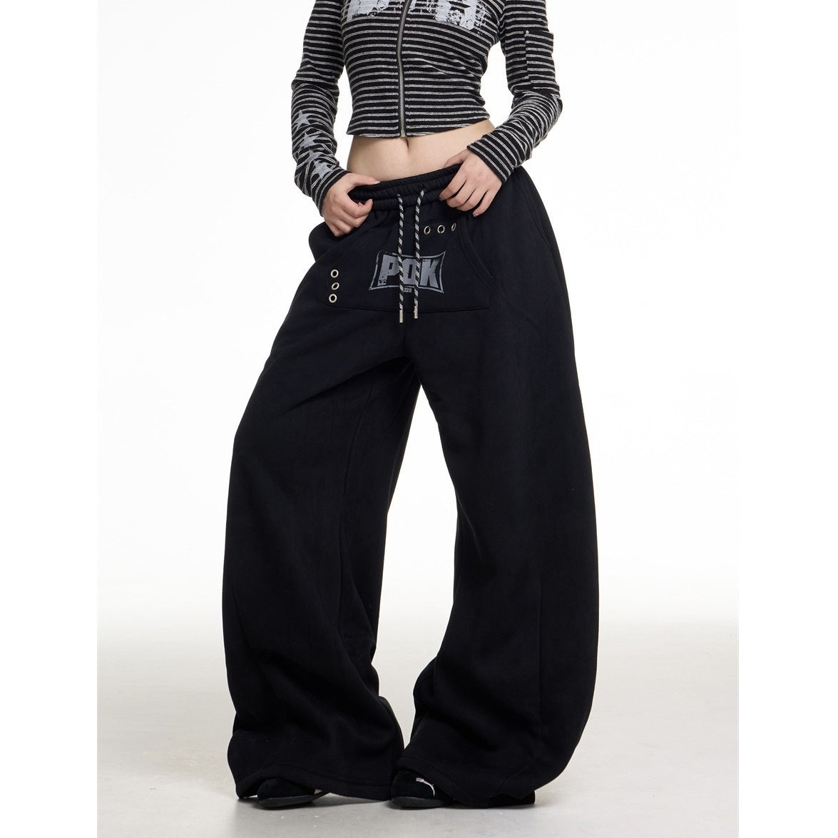 Simple Versatile Fleece Sweat Pants MW10304