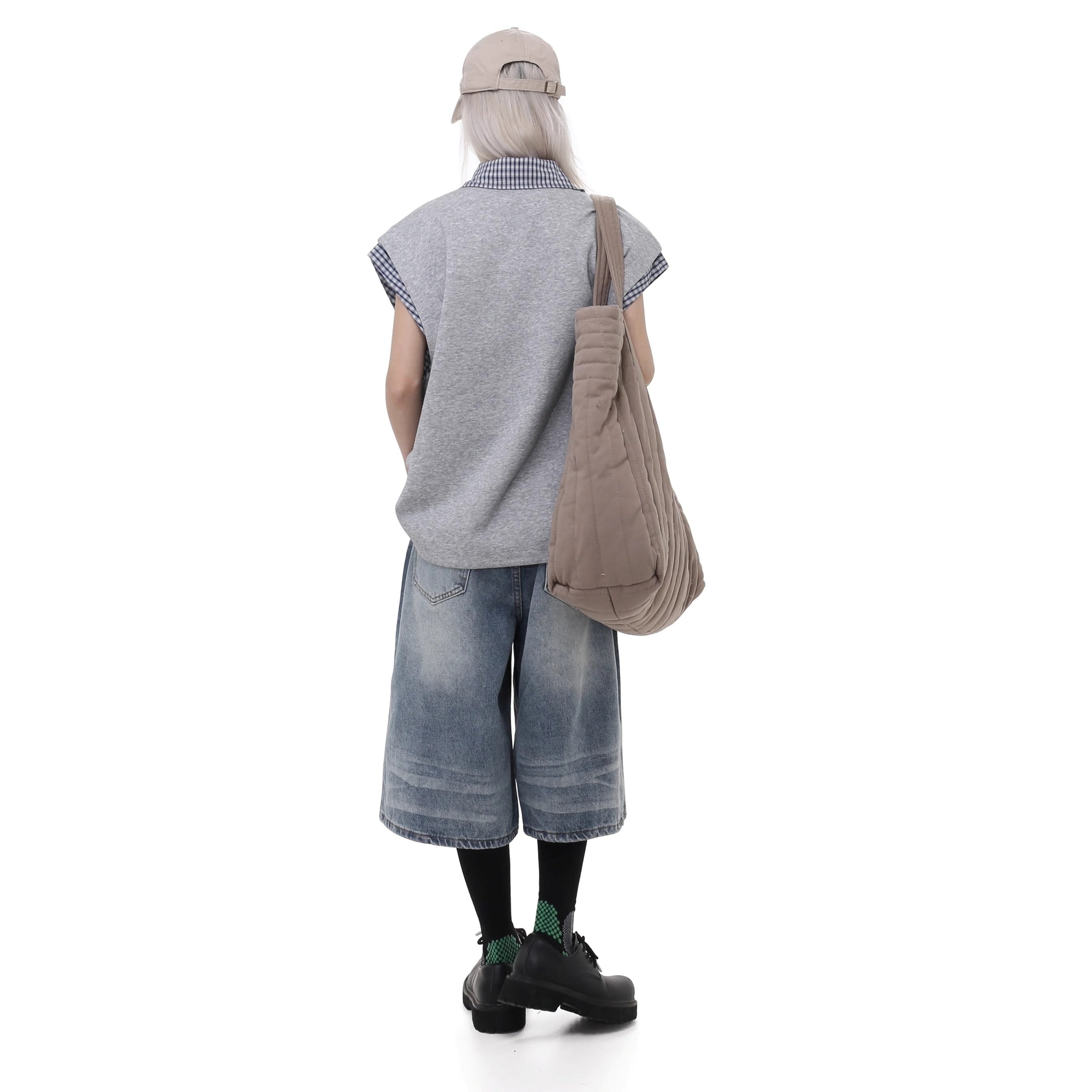 Classic Washed Cropped Denim Pants GB7029