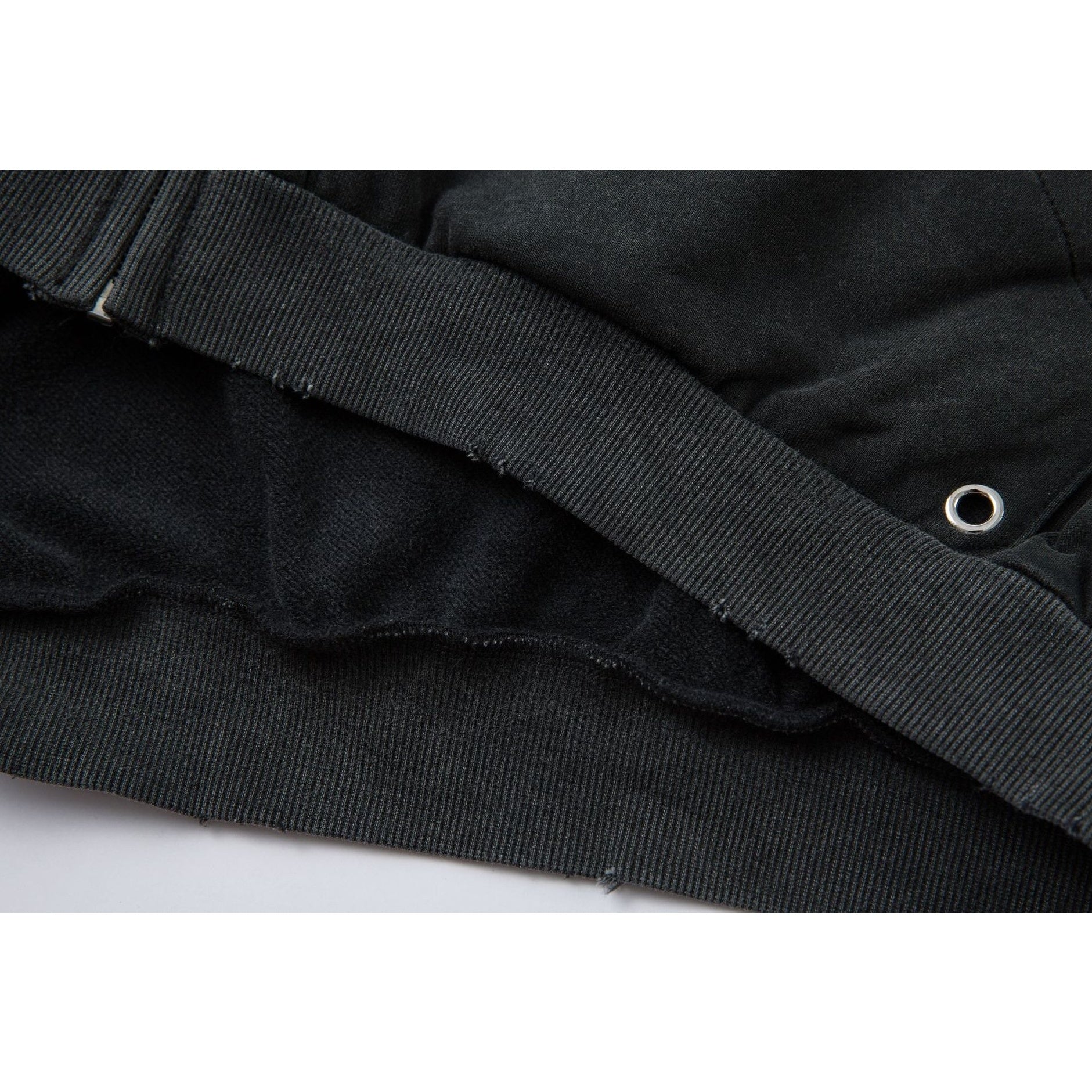 Washed Stained Dyed Sweat Hooded Parka MW10325