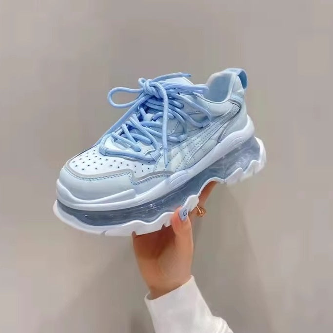 Clear Platform Dad Sneakers SH8001