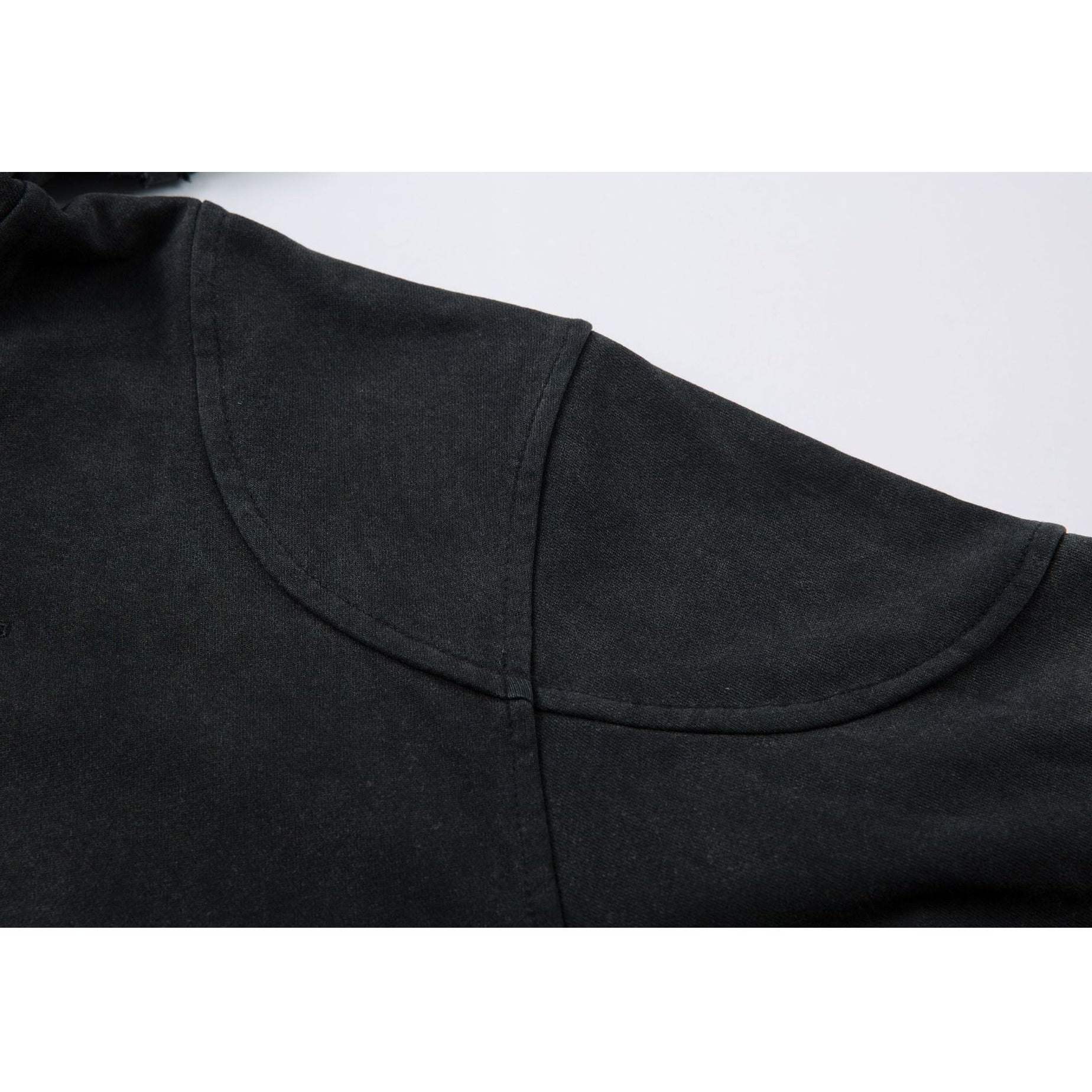 Washed Stained Dyed Sweat Hooded Parka MW10325