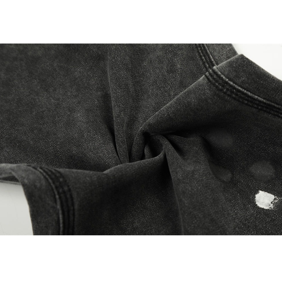 Paint Splashed Ink Distressed Jeans MW10340