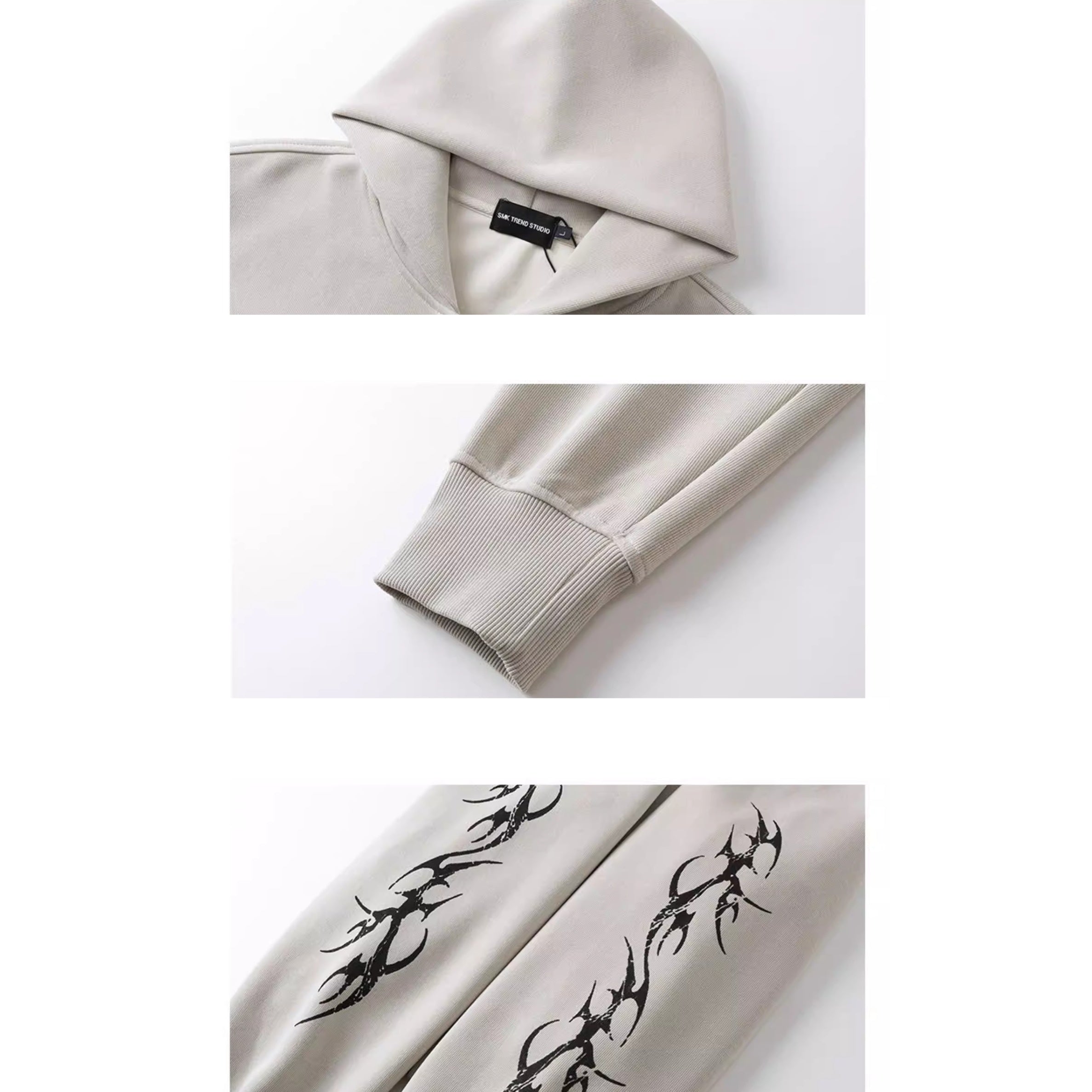 トライバルグラフィックジップパーカー MW10333