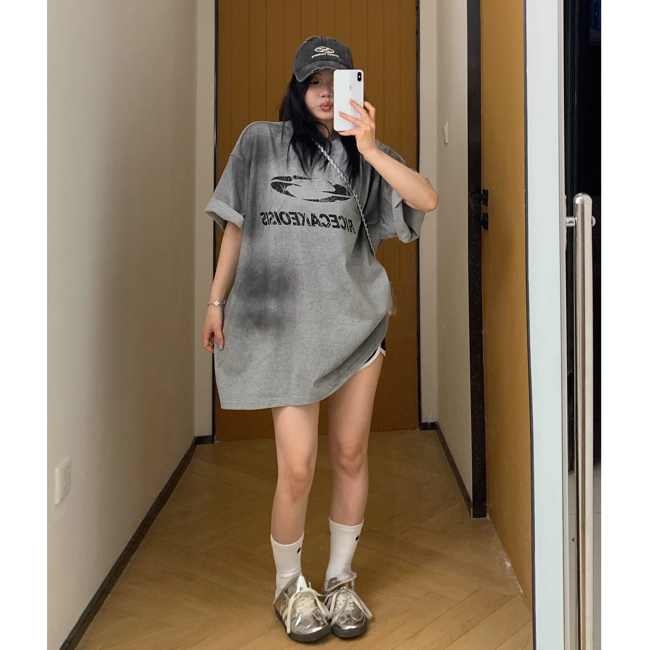 Washed Dirty Printed T-shirt MW10138