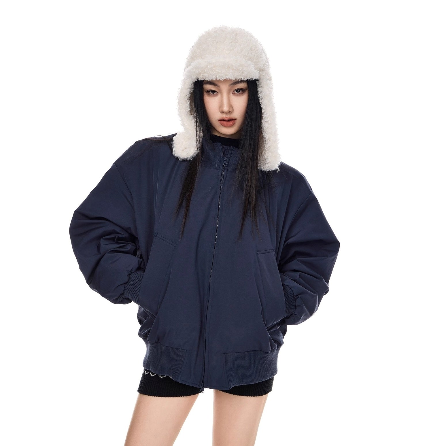 Stand Collar Down Blouson IC9120