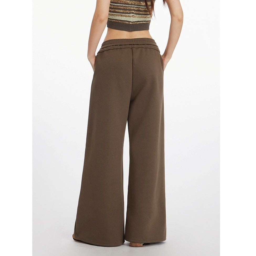 Wide-leg Straight Sweat Pants NR7009