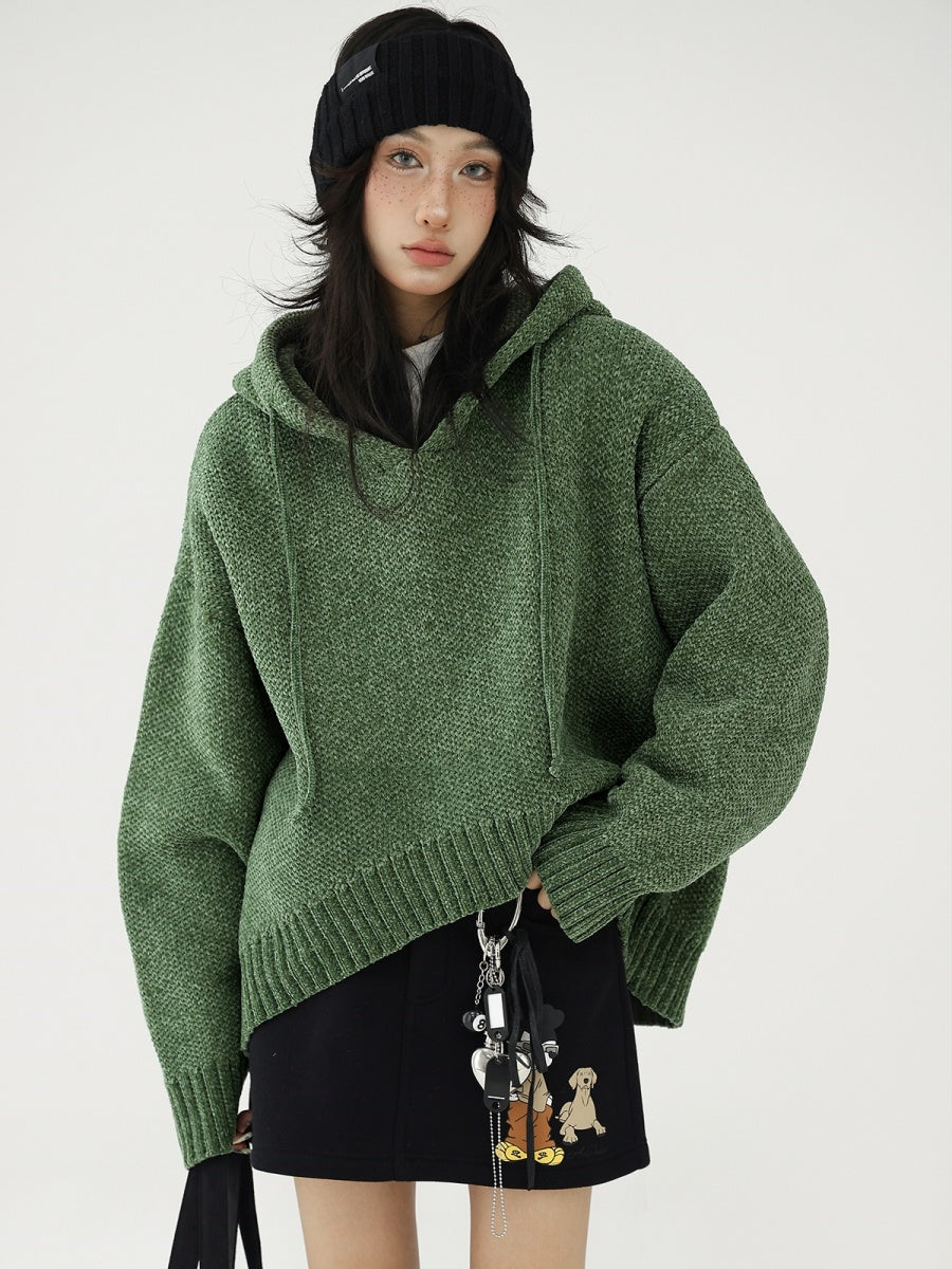 OverSize Hooded Pullover Sweater AC7090