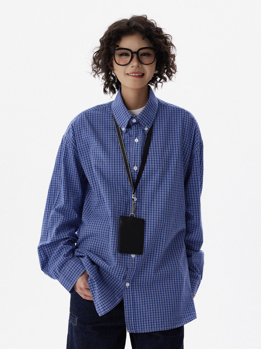 Classical Plaid Button Down Shirt HG7195