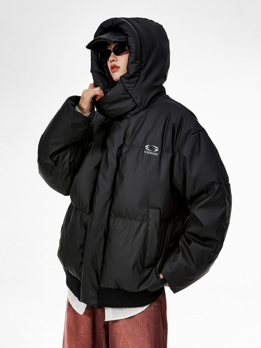 High Neck Hooded Down Jacket MW9666