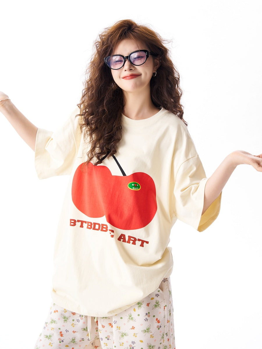 Retro Cherry Print T-shirt HG7164