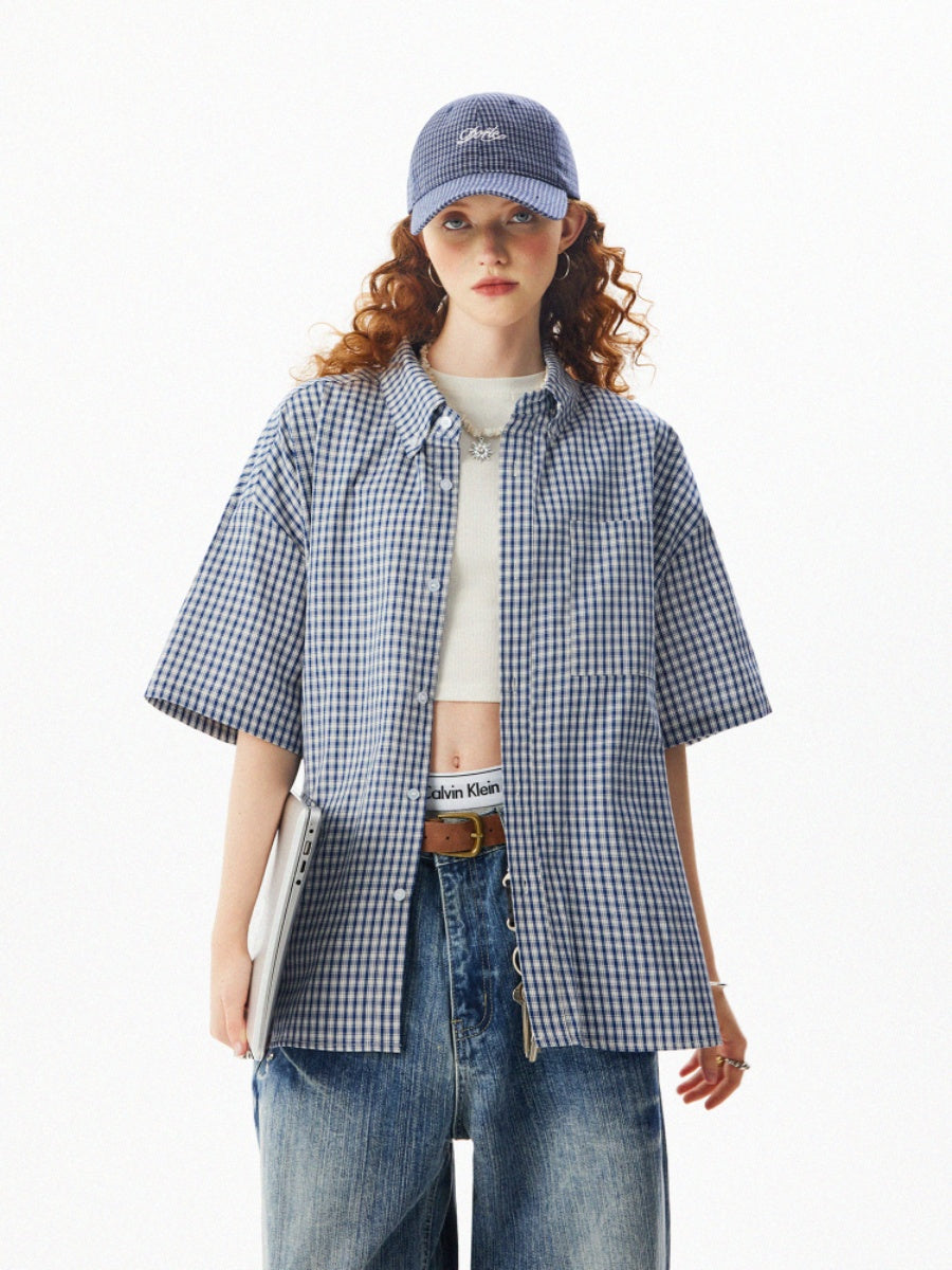 Boys Like Casual Plaid Shirt MW10089