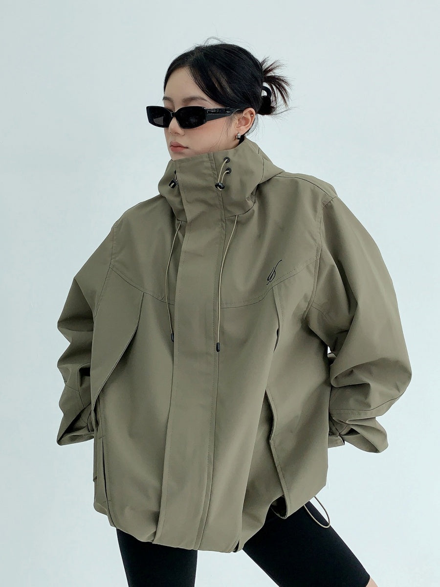 OverSize ZIP-Up Hooded Jacket MW9450