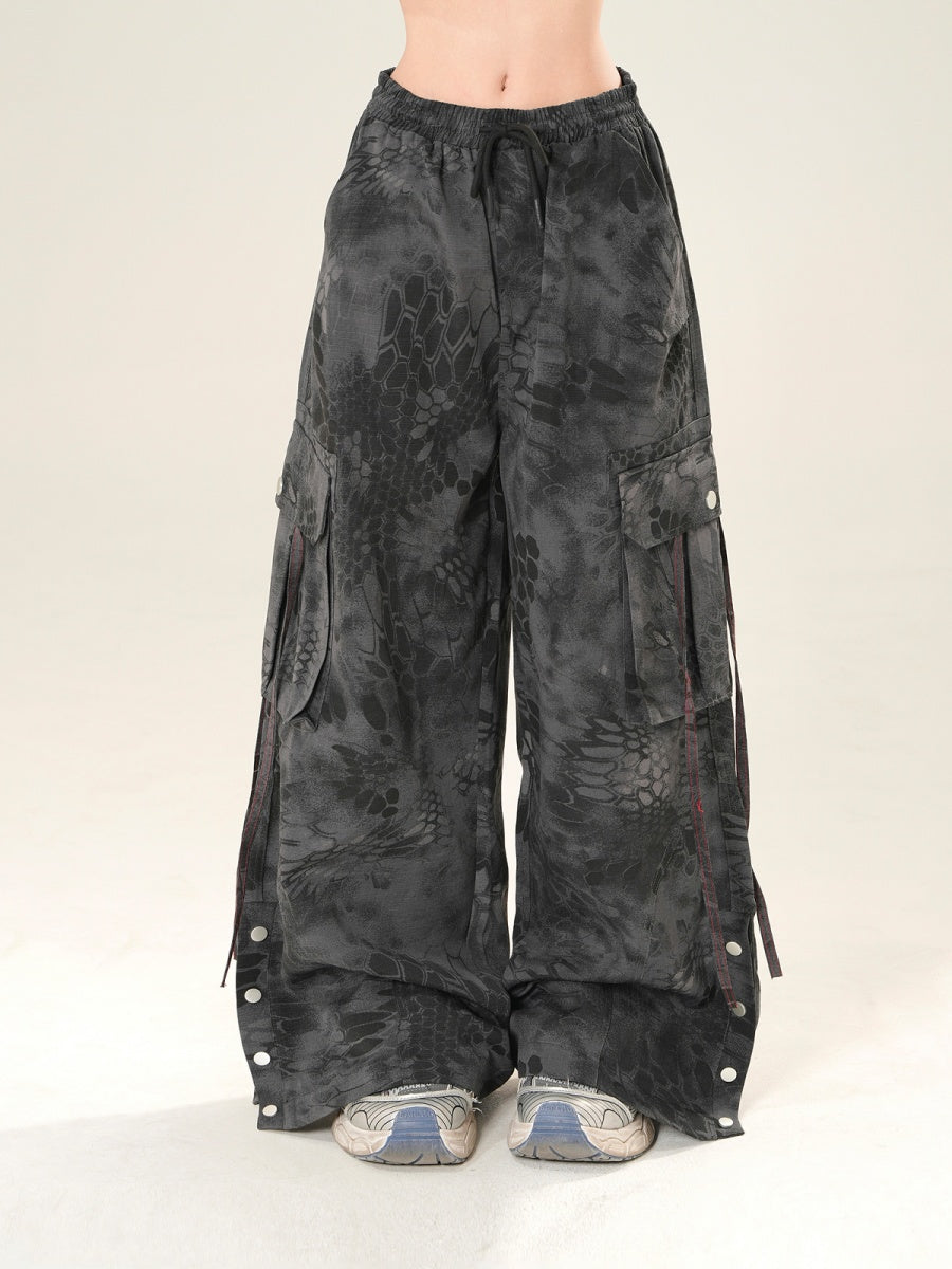 Loose Bf Lazy Style Wide-leg Pants KK2043