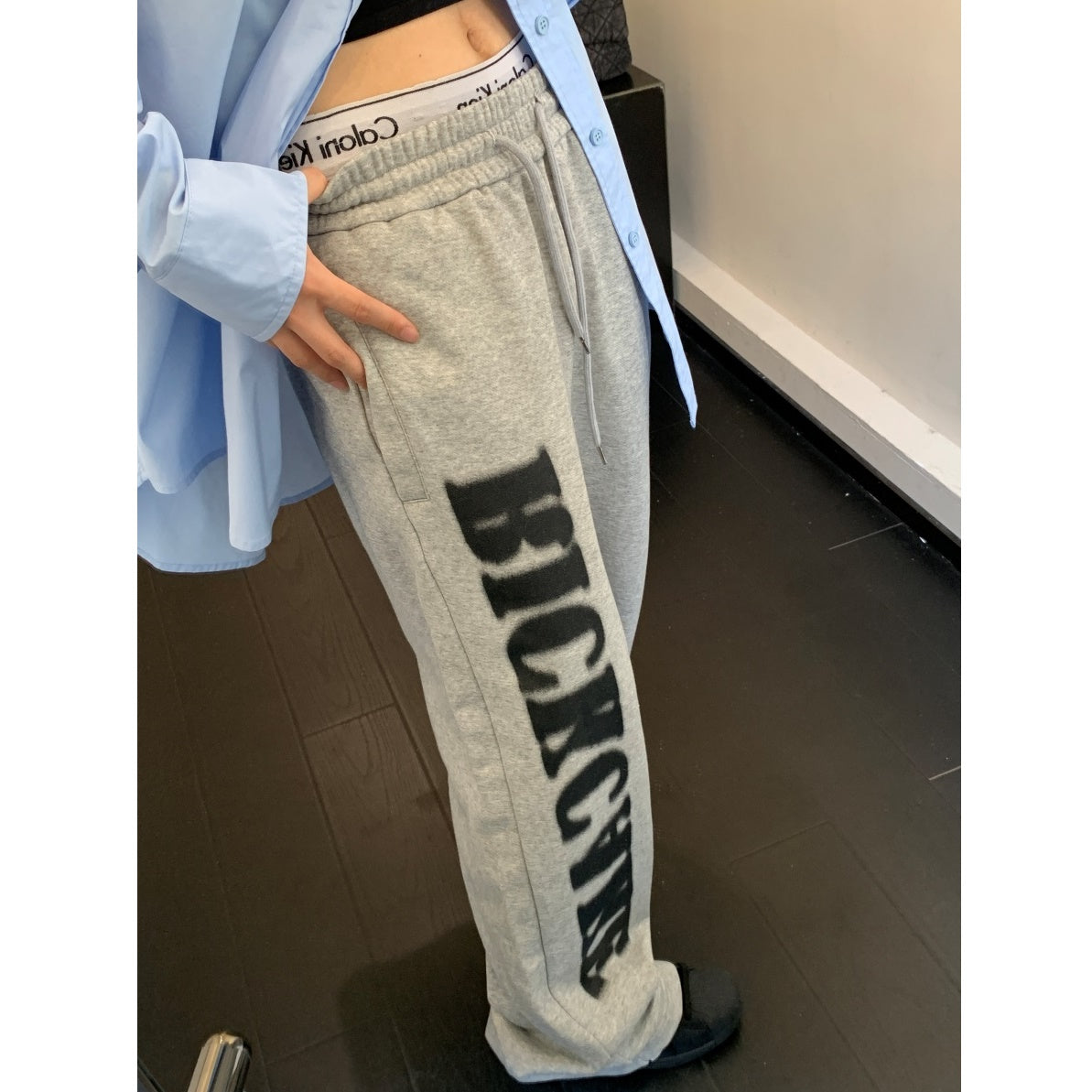 Big Logo Print Sweat Pants MW9773