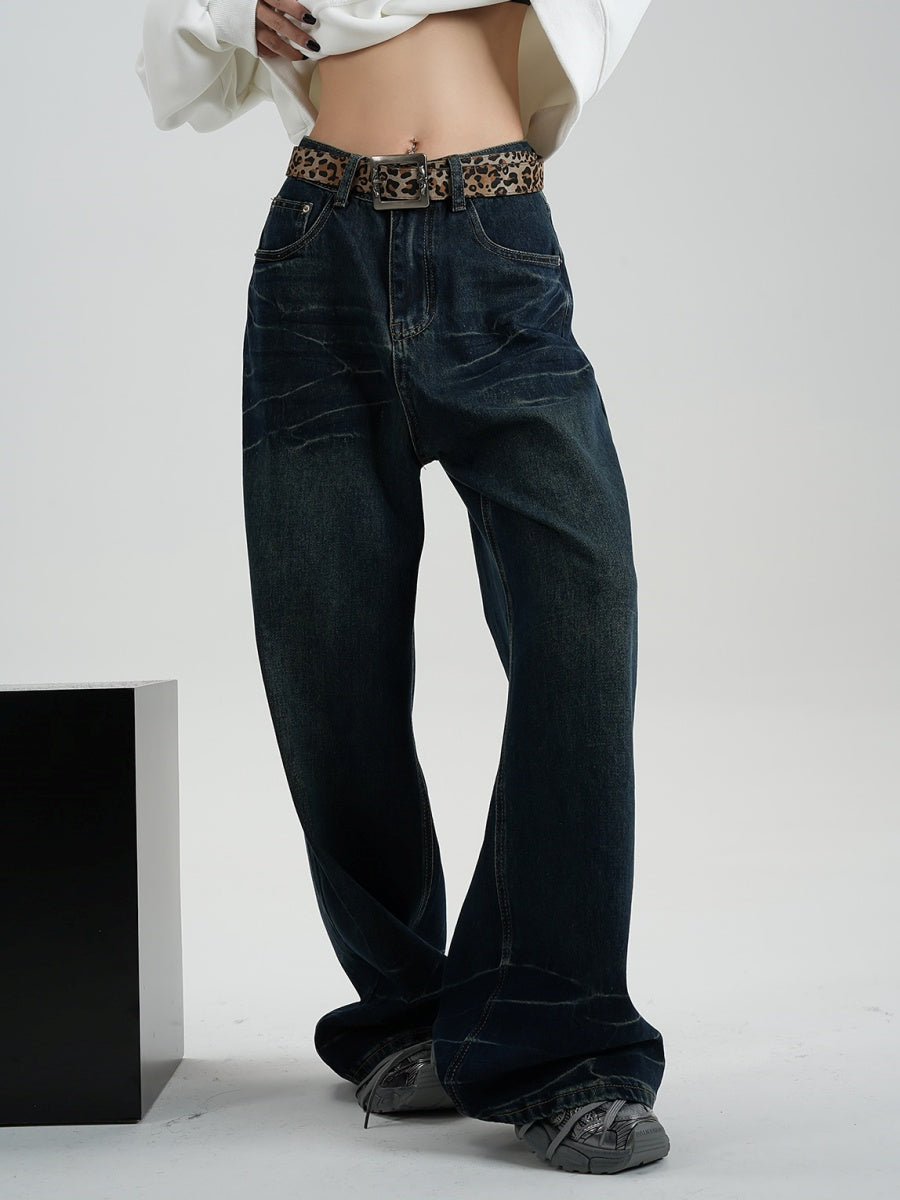 Vintage Straight Wide-leg Jeans MW9762