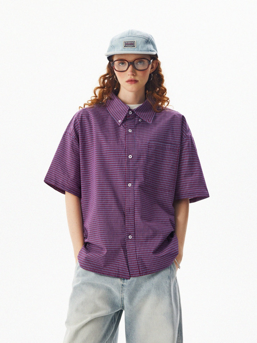Trad Style Plaid Shirt MW10085