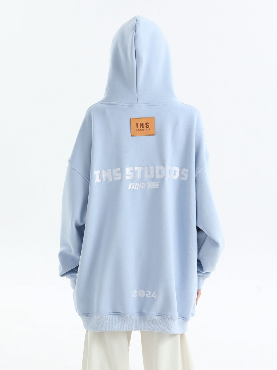 Embroidered LOGO OverSize Hoodie IN7011