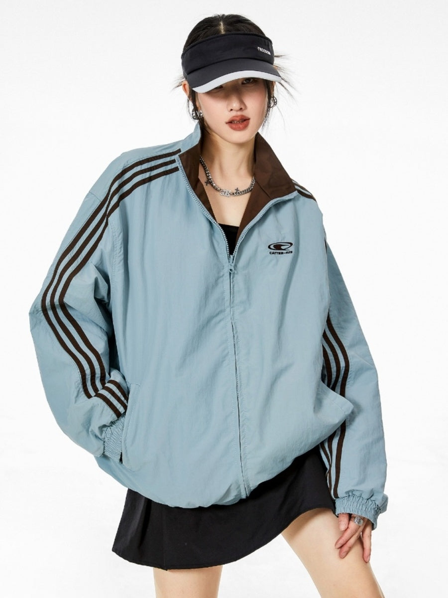 Three-Bar Reversible Track Jacket IC9009