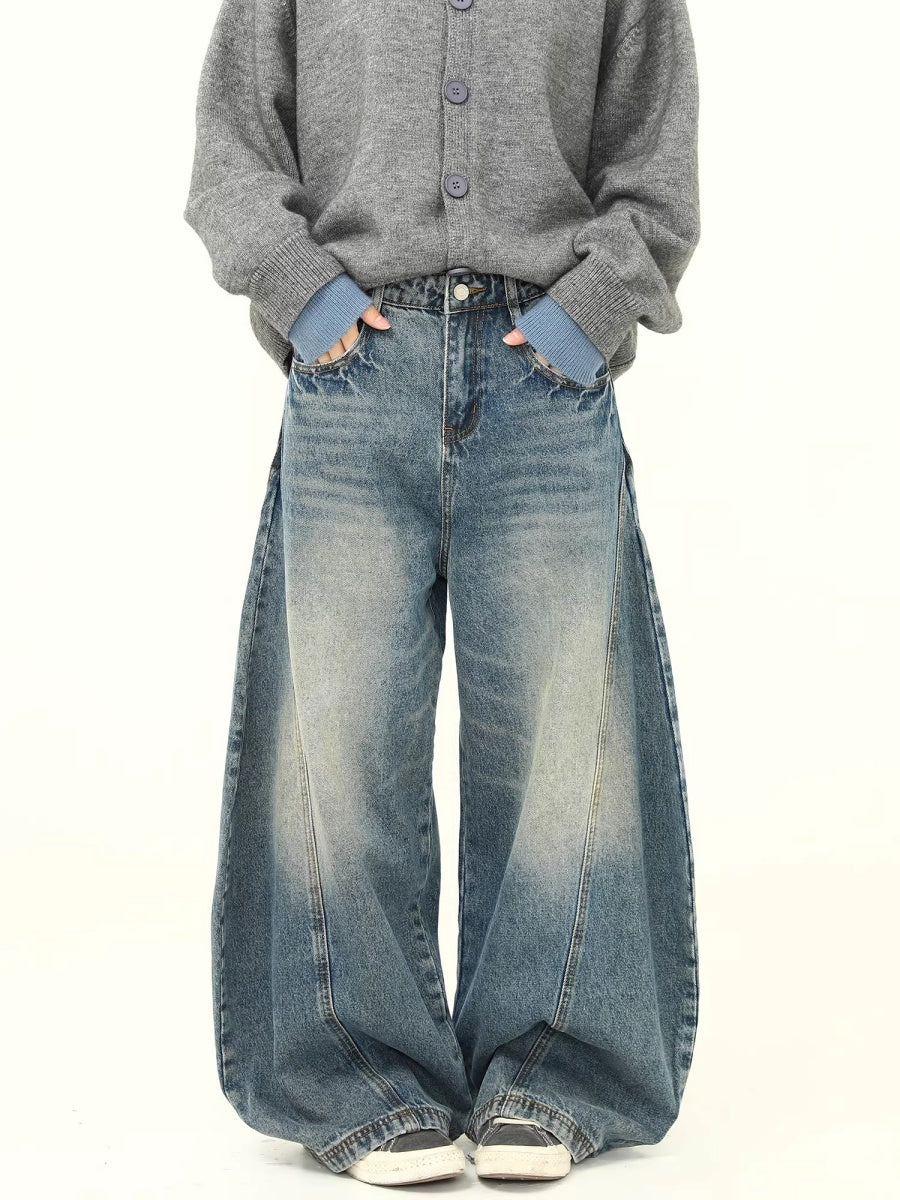 Retro Washed Wide Curve Jeans MW10362