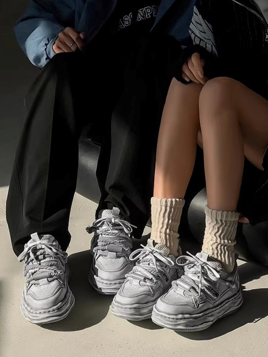 Smudge Design Invisible Heightened Sneaker FG2001