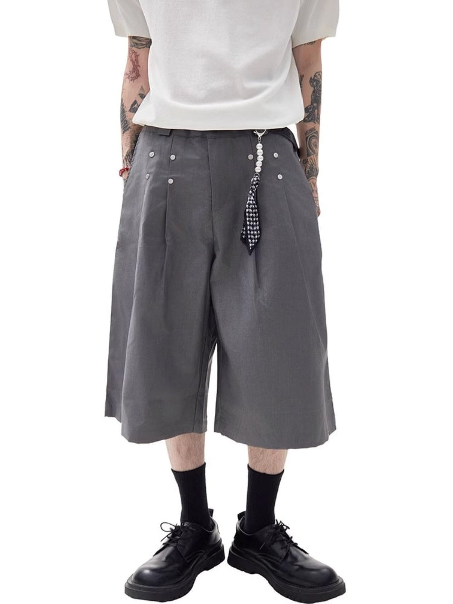 Pleated Bermuda Pants MW10213