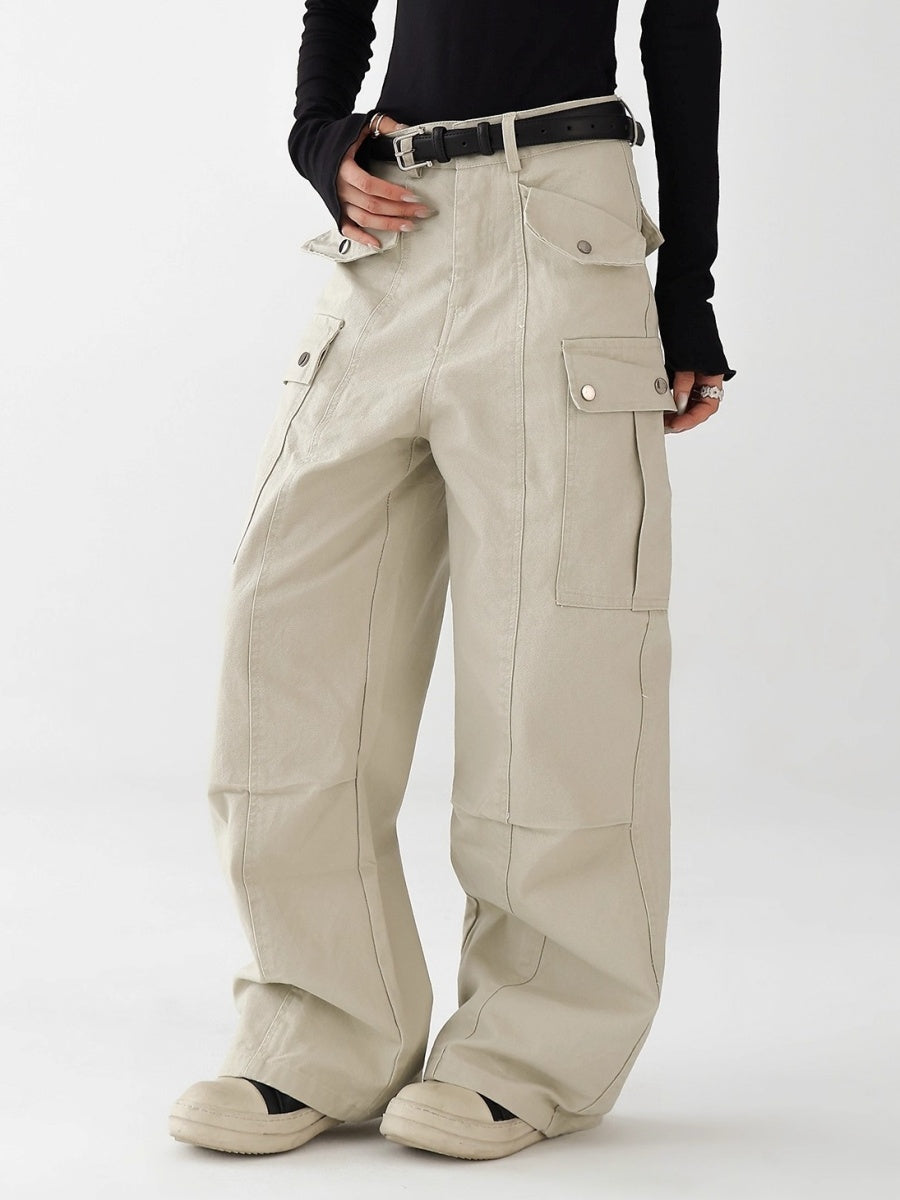 Pleated Tuck Work Cargo Pants AC7148