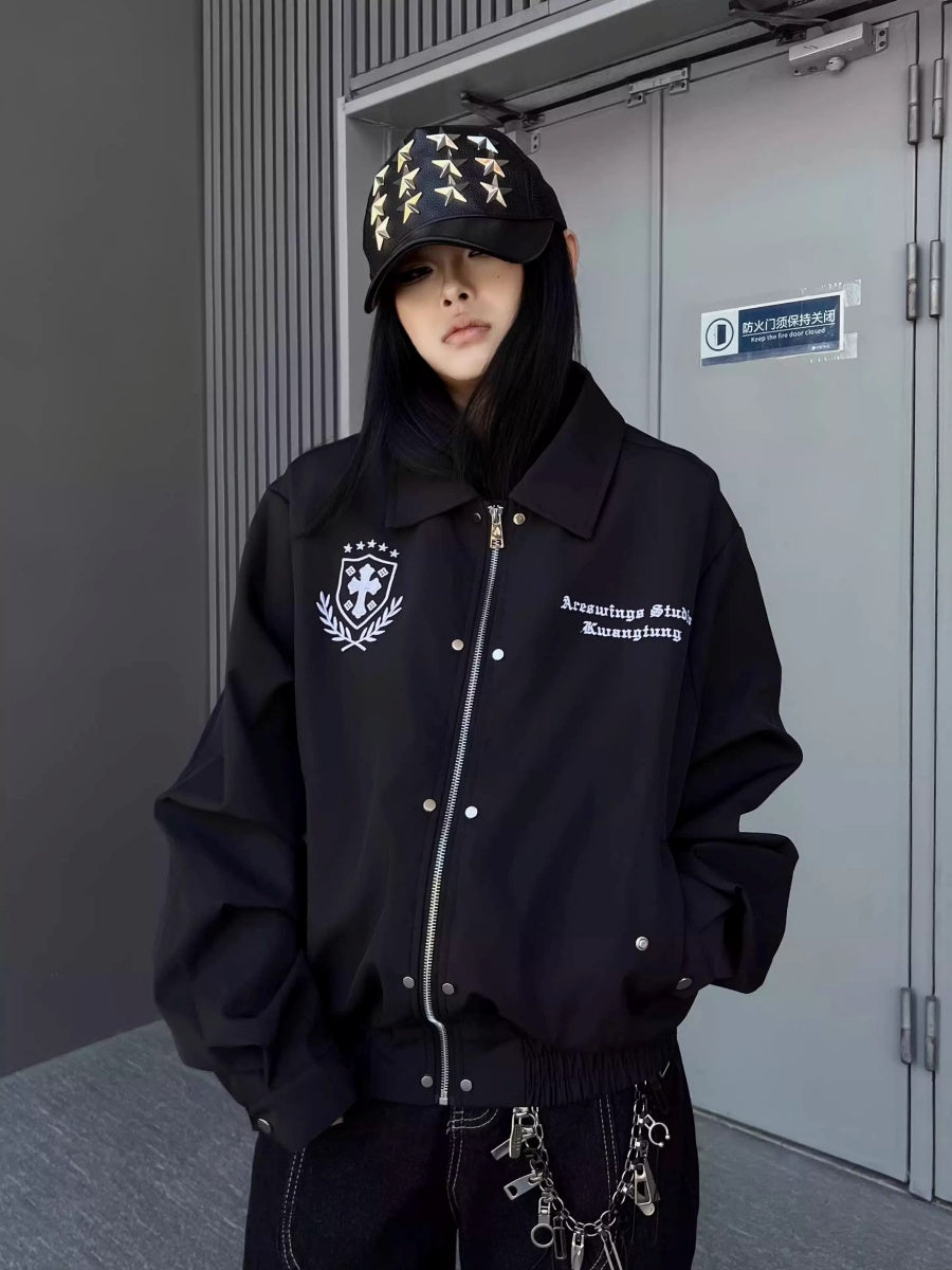 Maillard Horse Embroidery Lapel Jacket MW10337