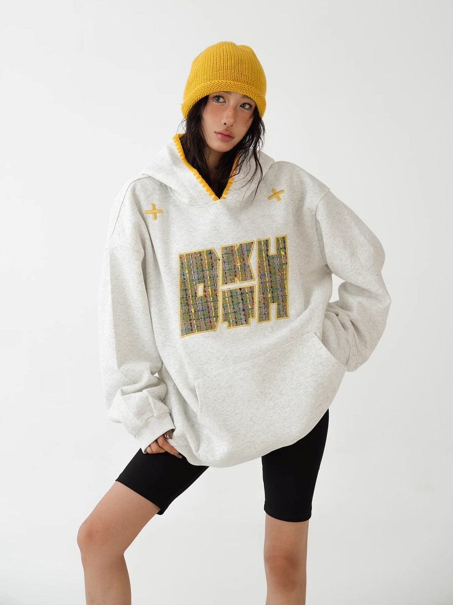 Small Fragrance Patch Embroidered Hoodie AC7134