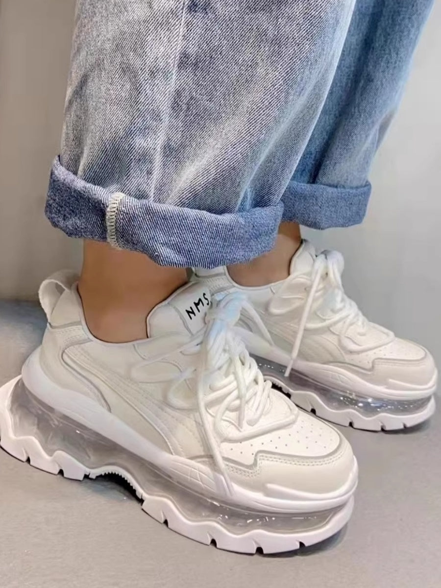 Clear Platform Dad Sneakers SH8001